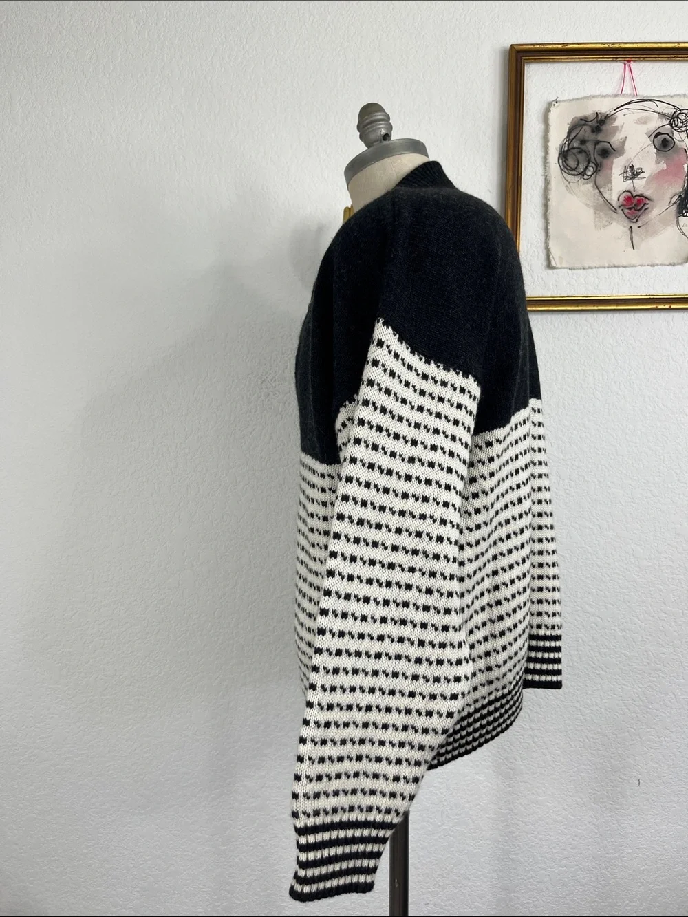 VTG Wool Norwegian Hardware Knit Dale of Norway Style Pull Over Sweater - Picture 4 of 9